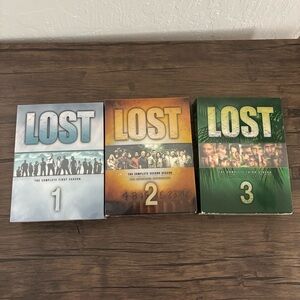 THREE Lost TV Series DVDs Sets Season‎ 1-3 Complete Oceanic Flight Island